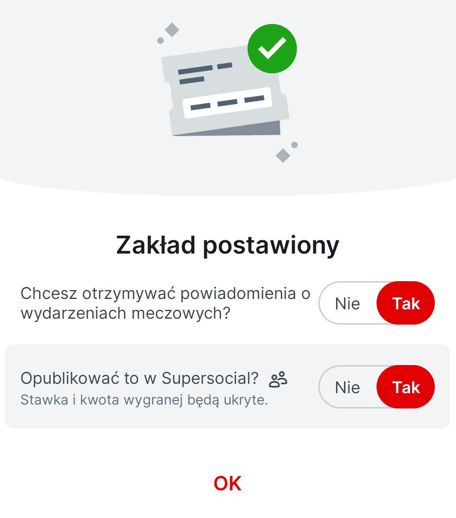 jak mozna postawic kupon w aplikacji