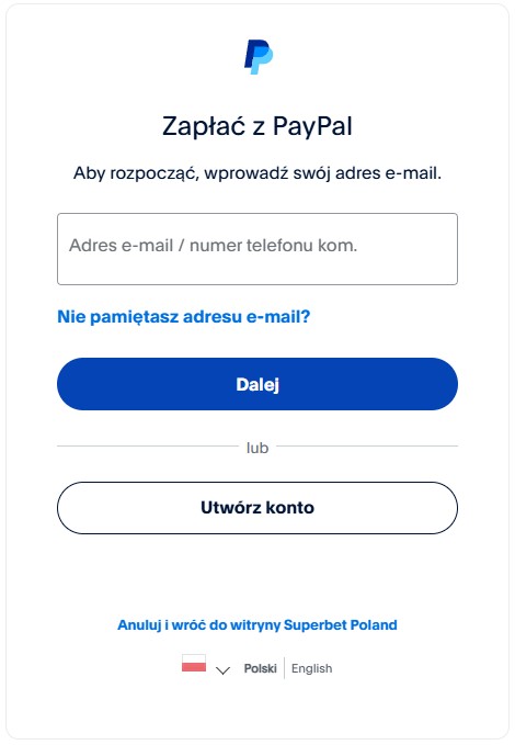 depozyt paypal