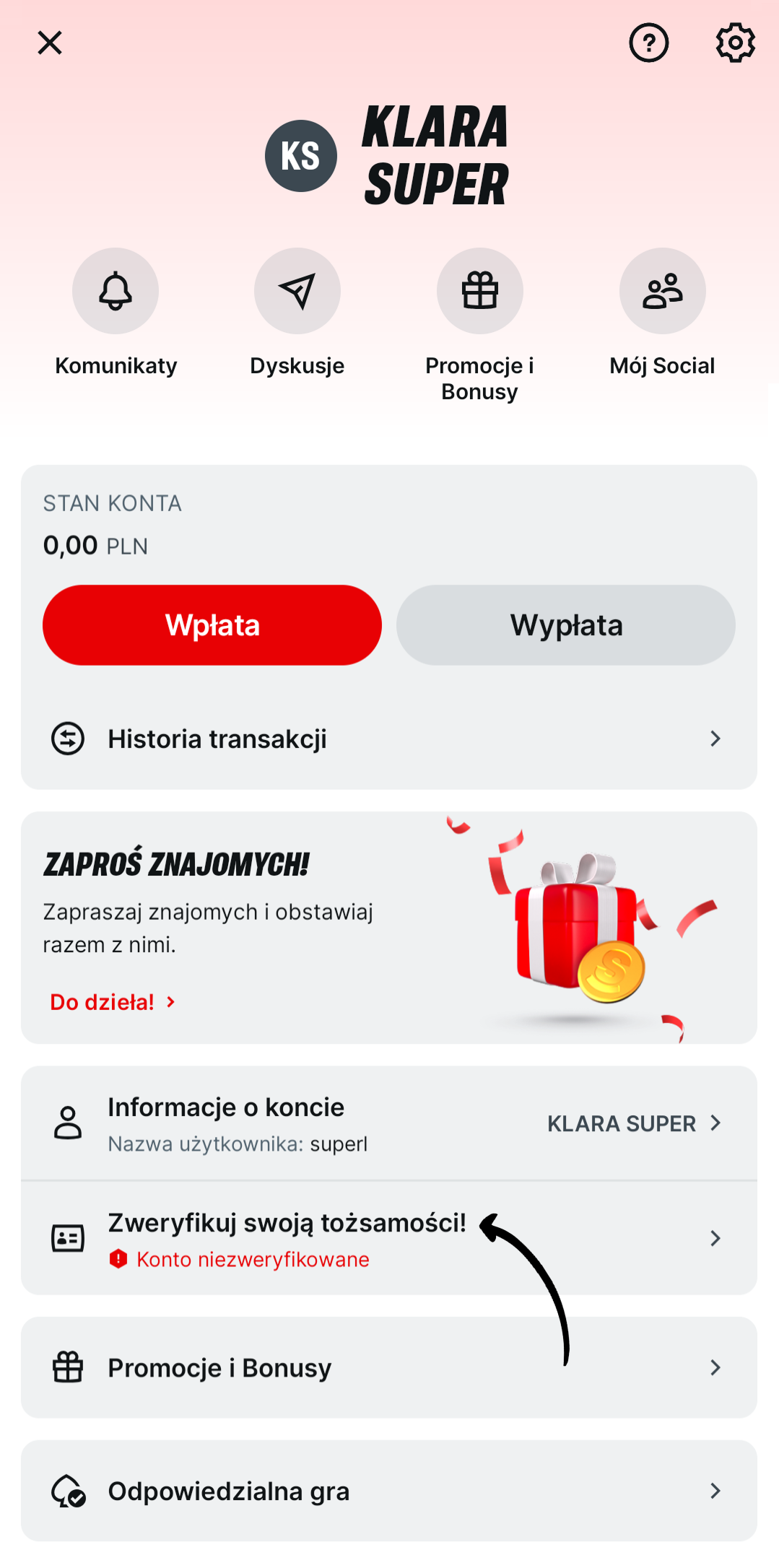 jak zweryfikowac tozsamosc w superbet