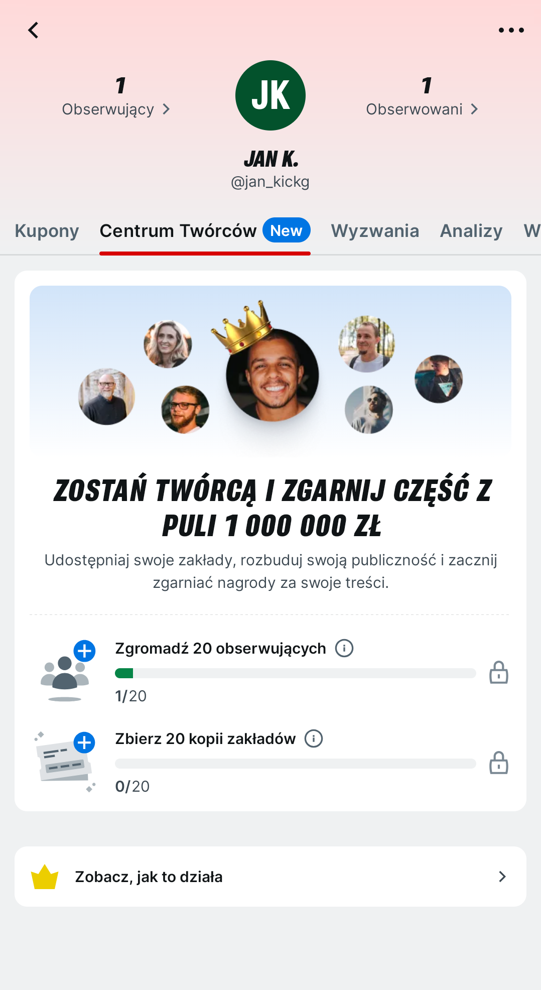 centrum tworcow 1 mlnw supersocial
