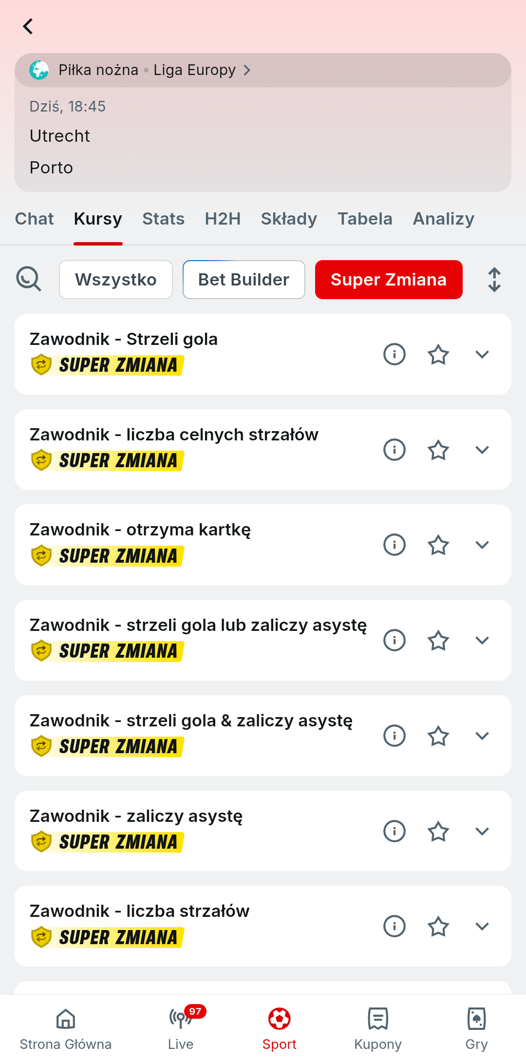 super zmiana mobile superbet