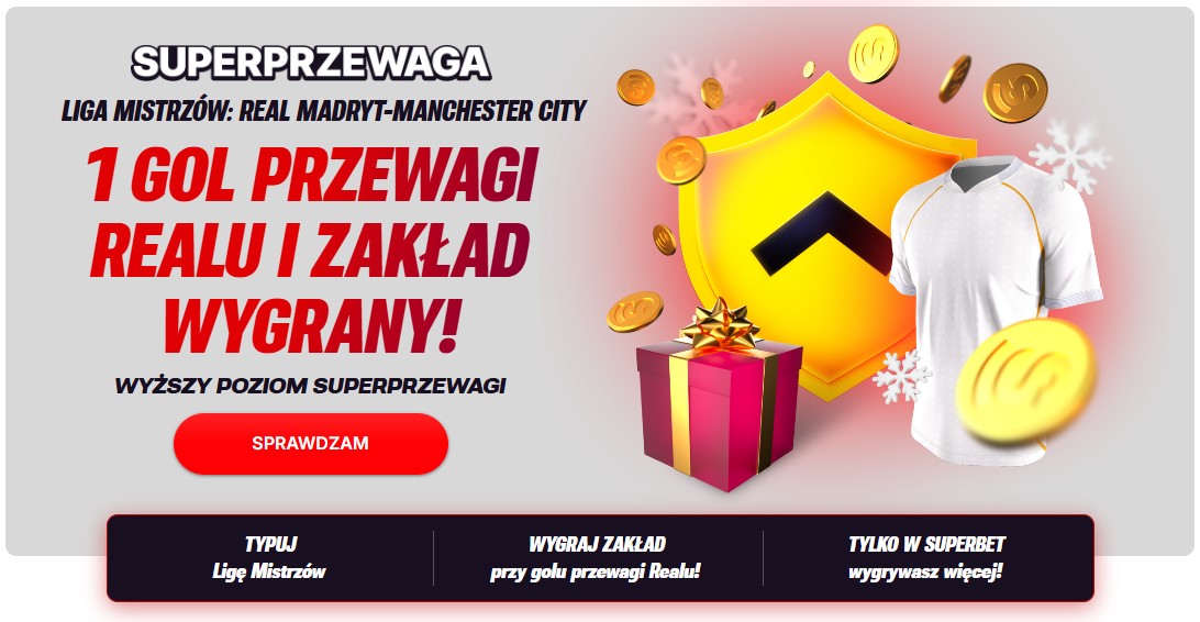 1 gol przewagi realu w superbet