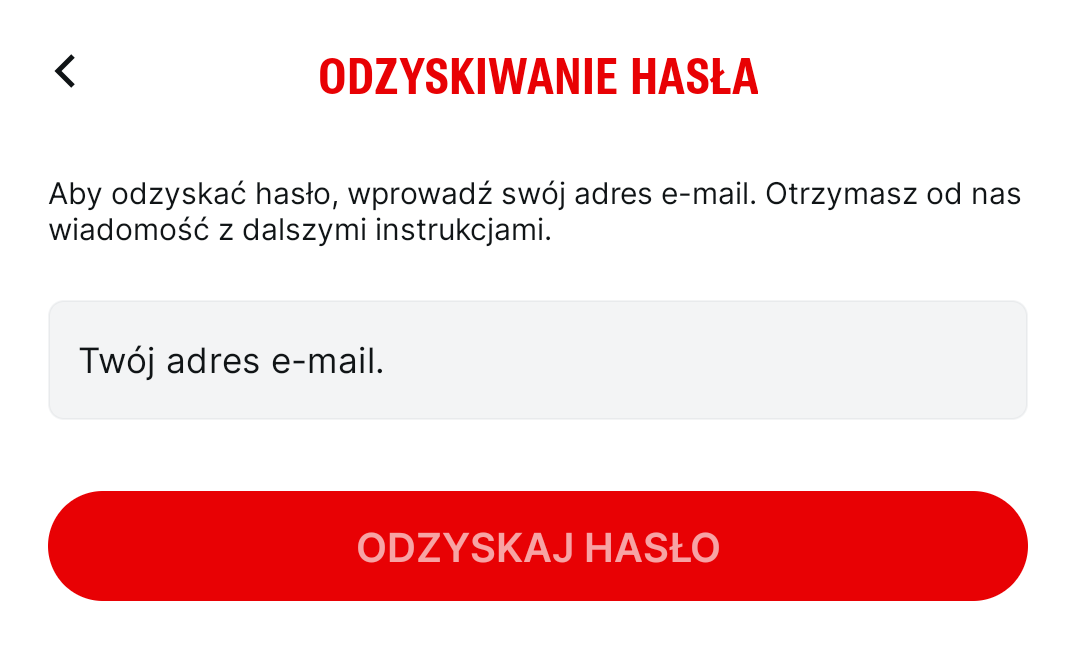 odzyskiwanie hasla w aplikacji superbet