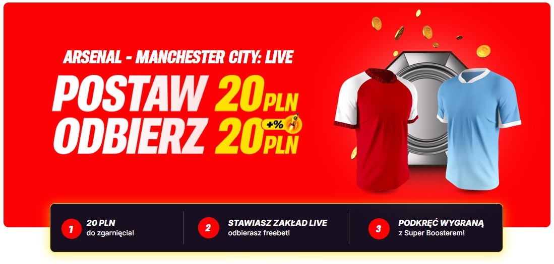 arsenal man city 20+20 superbet