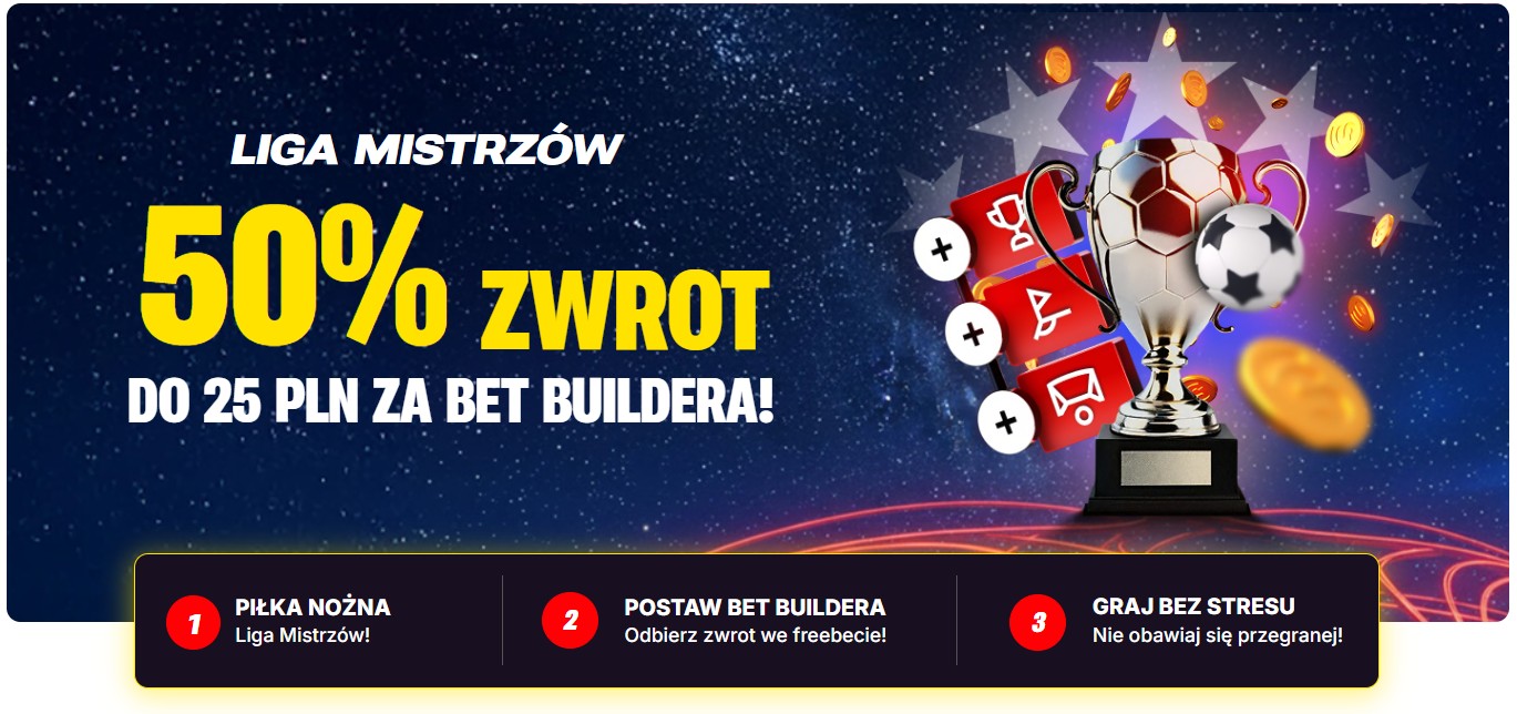 50% zwrot LM